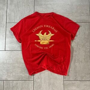 Legion Firearms Arizona Eagle Graphic Tee Red Mens Medium 20.5x27